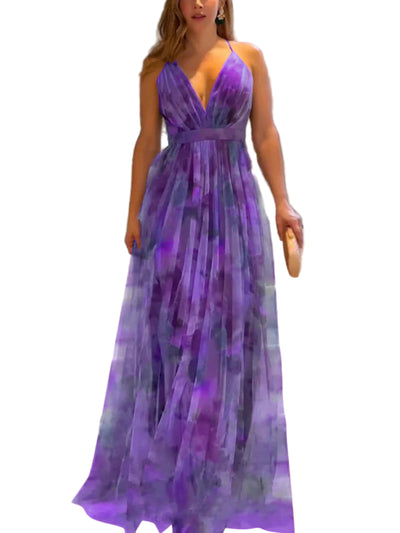 POWQUE URBAN STYLE Summer Sleeveless Maxi Dress Women - POWQUE URBAN STYLE