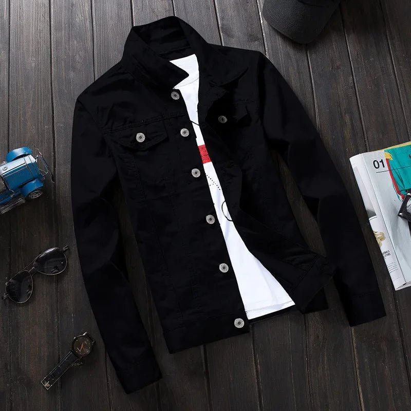 POWQUE URBAN STYLE Unisex Denim Jacket – Bold Streetwear - POWQUE URBAN STYLE