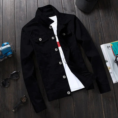 POWQUE URBAN STYLE Unisex Denim Jacket – Bold Streetwear - POWQUE URBAN STYLE