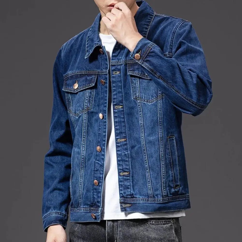 POWQUE URBAN STYLE Unisex Denim Jacket – Bold Streetwear - POWQUE URBAN STYLE