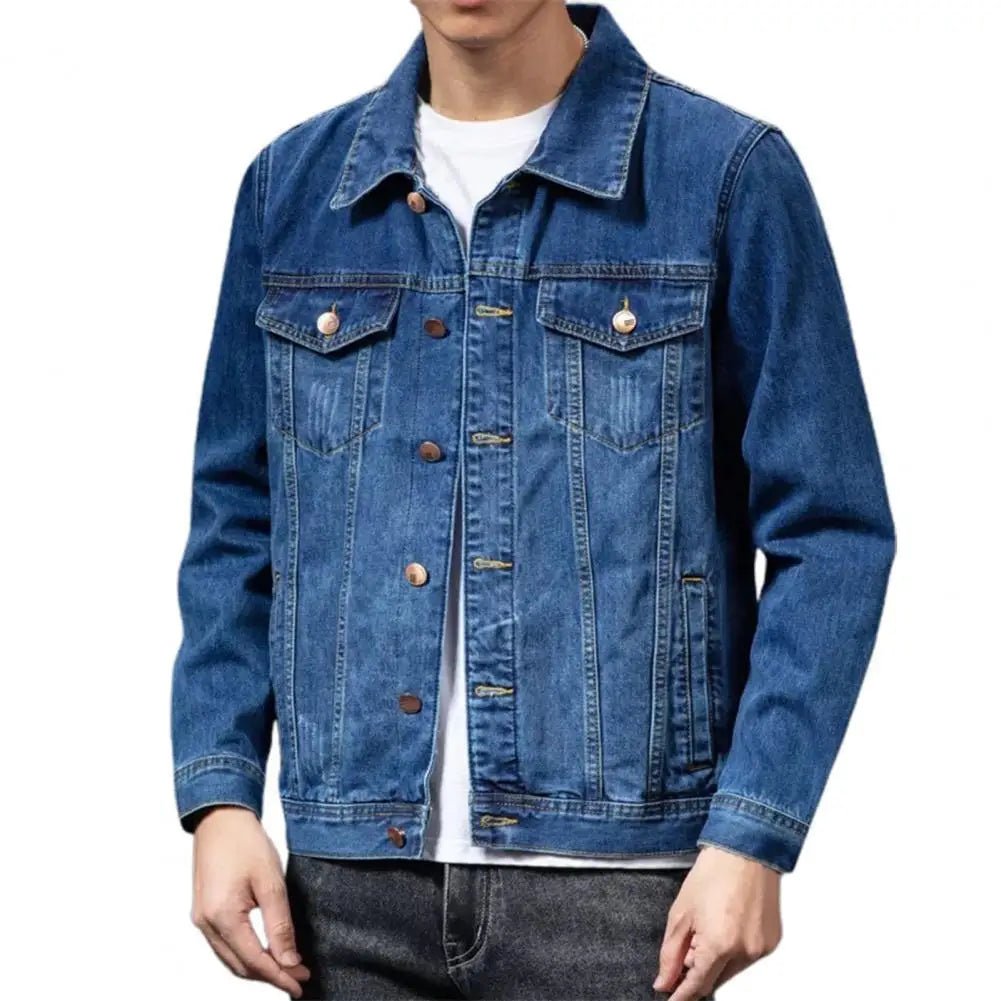 POWQUE URBAN STYLE Unisex Denim Jacket – Bold Streetwear - POWQUE URBAN STYLE