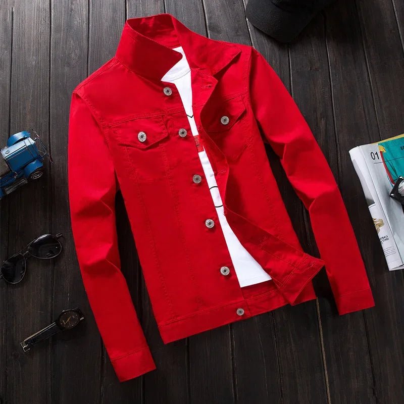 POWQUE URBAN STYLE Unisex Denim Jacket – Bold Streetwear - POWQUE URBAN STYLE