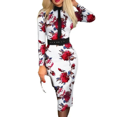 POWQUE URBAN STYLE Vintage Maxi Dress for Women - POWQUE URBAN STYLE