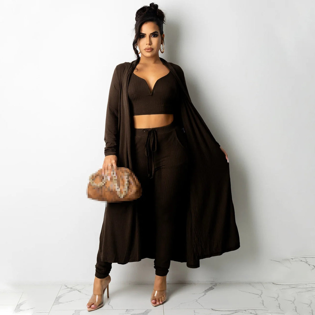 POWQUE URBAN STYLE Women's 3 Piece Fall Outfit Set - POWQUE URBAN STYLE