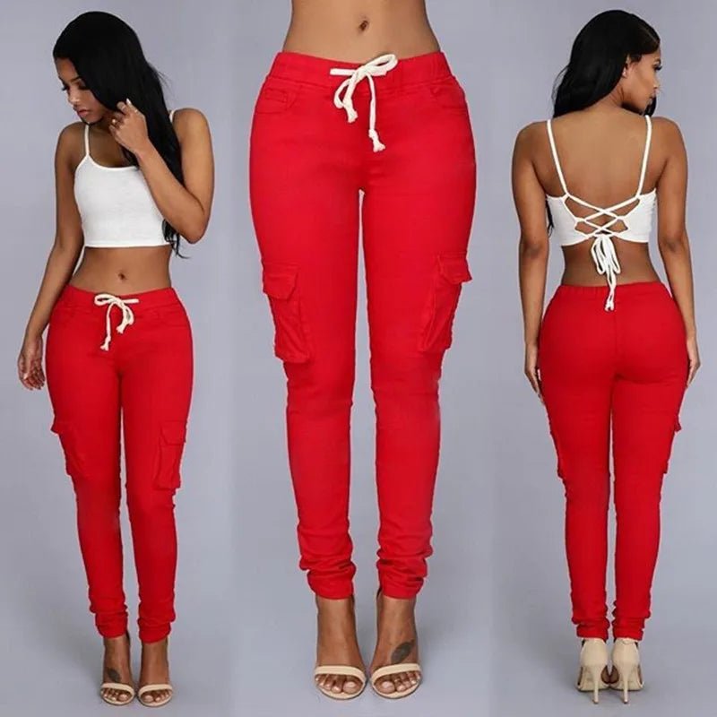 POWQUE URBAN STYLE Women's Drawstring Pants - POWQUE URBAN STYLE