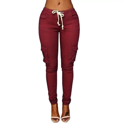 POWQUE URBAN STYLE Women's Drawstring Pants - POWQUE URBAN STYLE