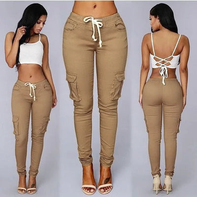 POWQUE URBAN STYLE Women's Drawstring Pants - POWQUE URBAN STYLE