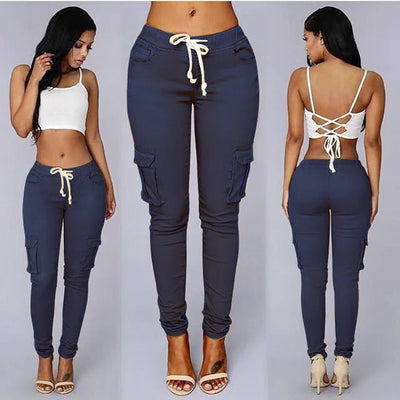 POWQUE URBAN STYLE Women's Drawstring Pants - POWQUE URBAN STYLE