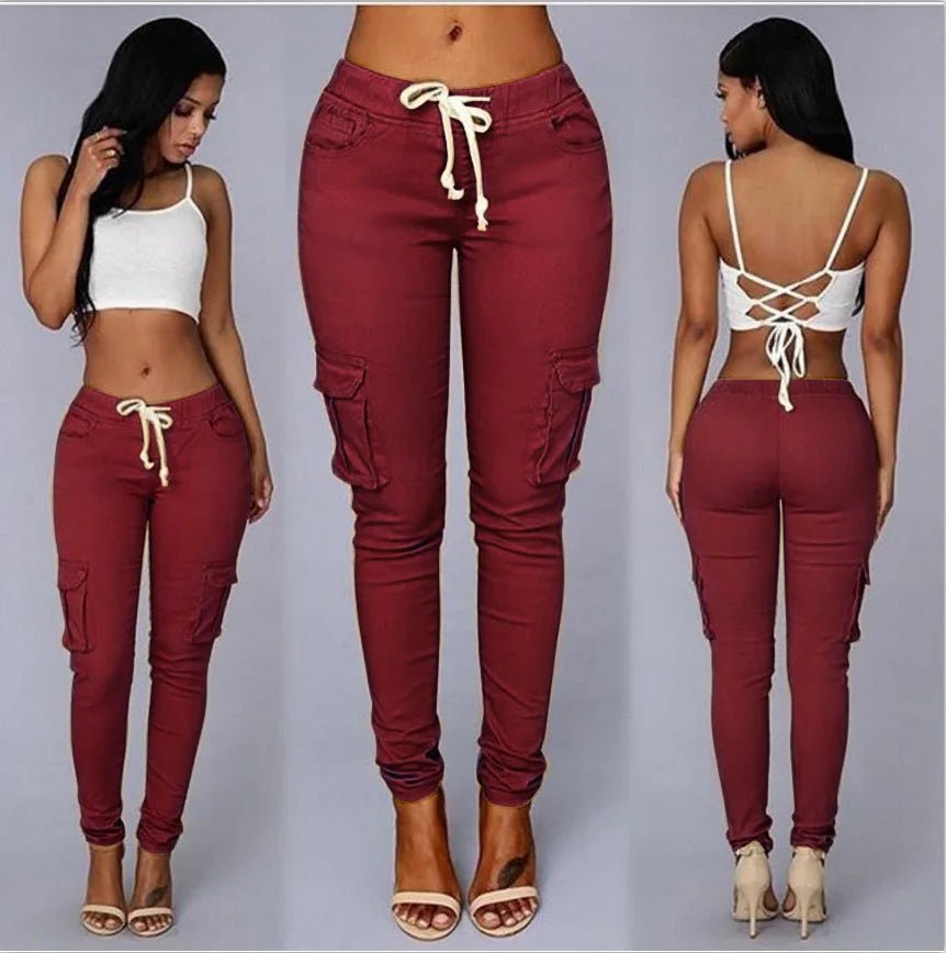 POWQUE URBAN STYLE Women's Drawstring Pants - POWQUE URBAN STYLE
