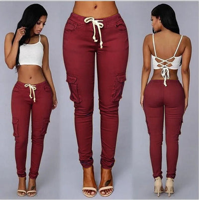 POWQUE URBAN STYLE Women's Drawstring Pants - POWQUE URBAN STYLE