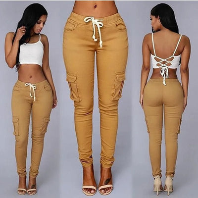 POWQUE URBAN STYLE Women's Drawstring Pants - POWQUE URBAN STYLE