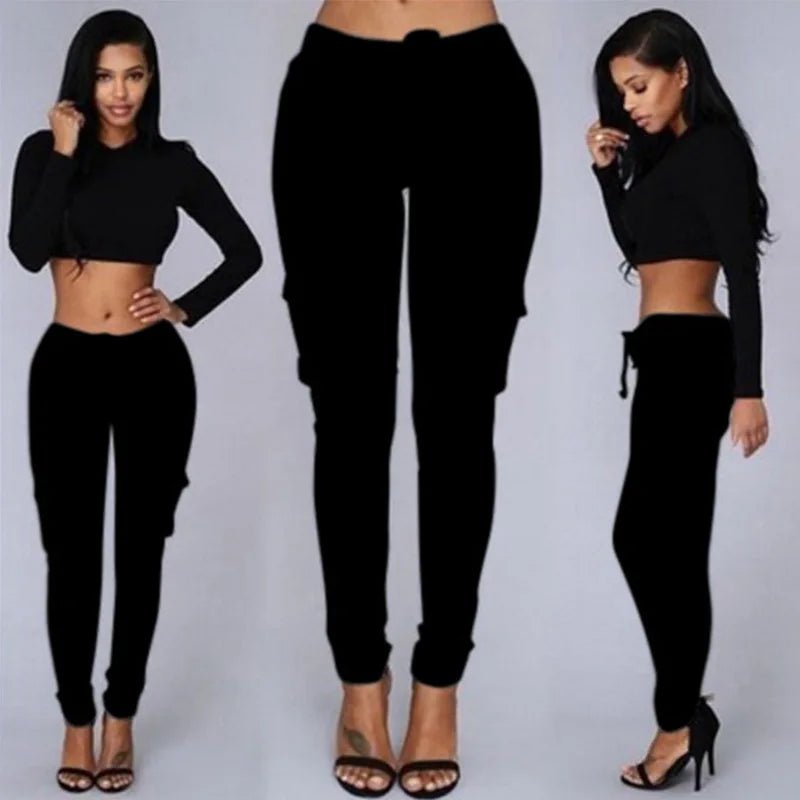 POWQUE URBAN STYLE Women's Drawstring Pants - POWQUE URBAN STYLE