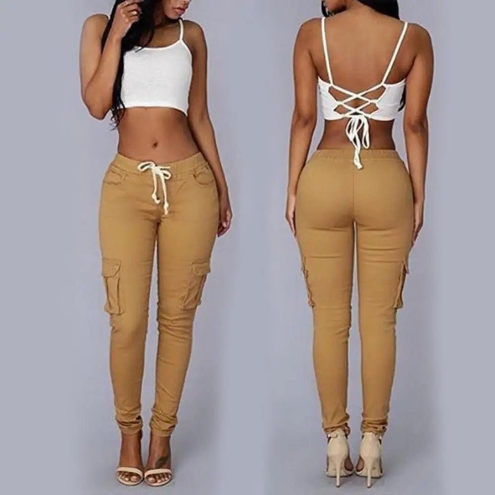 POWQUE URBAN STYLE Women's Drawstring Pants - POWQUE URBAN STYLE