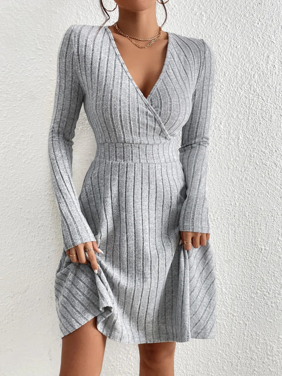 POWQUE URBAN STYLE Women's Knit Bodycon Midi Dress - POWQUE URBAN STYLE