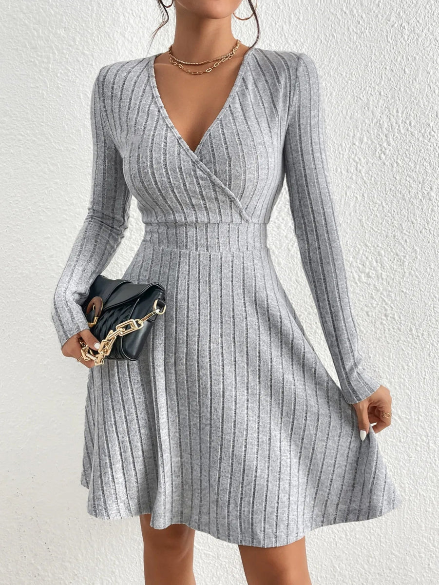 POWQUE URBAN STYLE Women's Knit Bodycon Midi Dress - POWQUE URBAN STYLE