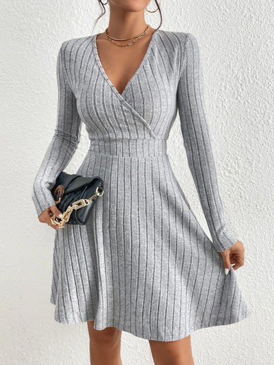POWQUE URBAN STYLE Women's Knit Bodycon Midi Dress - POWQUE URBAN STYLE