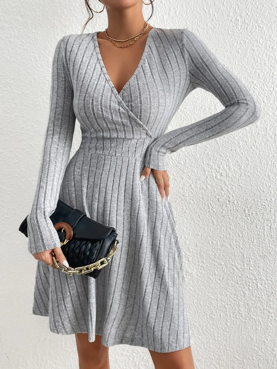 POWQUE URBAN STYLE Women's Knit Bodycon Midi Dress - POWQUE URBAN STYLE