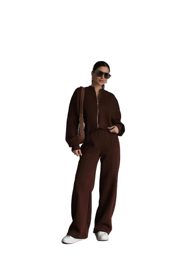 POWQUE Urban Vintage Women's Sweatsuit Set Hoodie - POWQUE URBAN STYLE