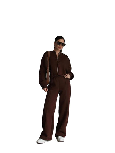 POWQUE Urban Vintage Women's Sweatsuit Set Hoodie - POWQUE URBAN STYLE