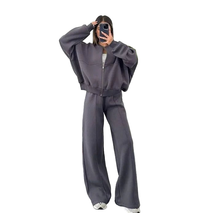 POWQUE Urban Vintage Women's Sweatsuit Set Hoodie - POWQUE URBAN STYLE