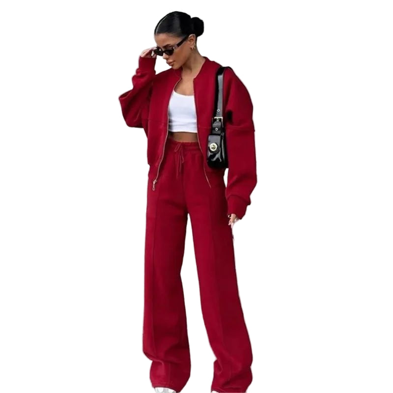 POWQUE Urban Vintage Women's Sweatsuit Set Hoodie - POWQUE URBAN STYLE