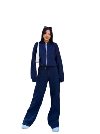POWQUE Urban Vintage Women's Sweatsuit Set Hoodie - POWQUE URBAN STYLE