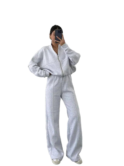 POWQUE Urban Vintage Women's Sweatsuit Set Hoodie - POWQUE URBAN STYLE