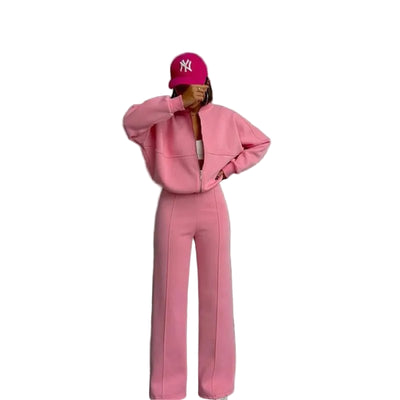 POWQUE Urban Vintage Women's Sweatsuit Set Hoodie - POWQUE URBAN STYLE