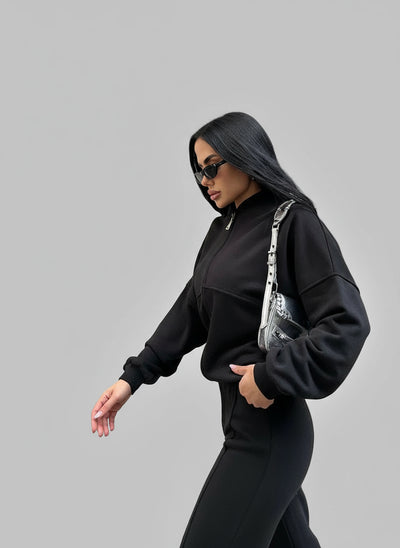 POWQUE Urban Vintage Women's Sweatsuit Set Hoodie - POWQUE URBAN STYLE