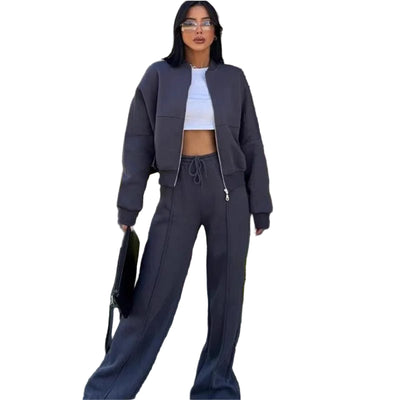 POWQUE Urban Vintage Women's Sweatsuit Set Hoodie - POWQUE URBAN STYLE