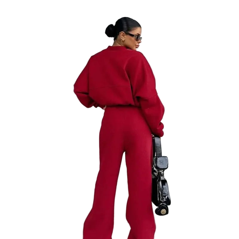 POWQUE Urban Vintage Women's Sweatsuit Set Hoodie - POWQUE URBAN STYLE
