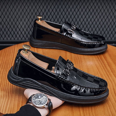 Premium Handmade Leather Slip - On Shoes - POWQUE URBAN STYLE