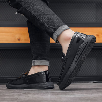 Premium Handmade Leather Slip - On Shoes - POWQUE URBAN STYLE