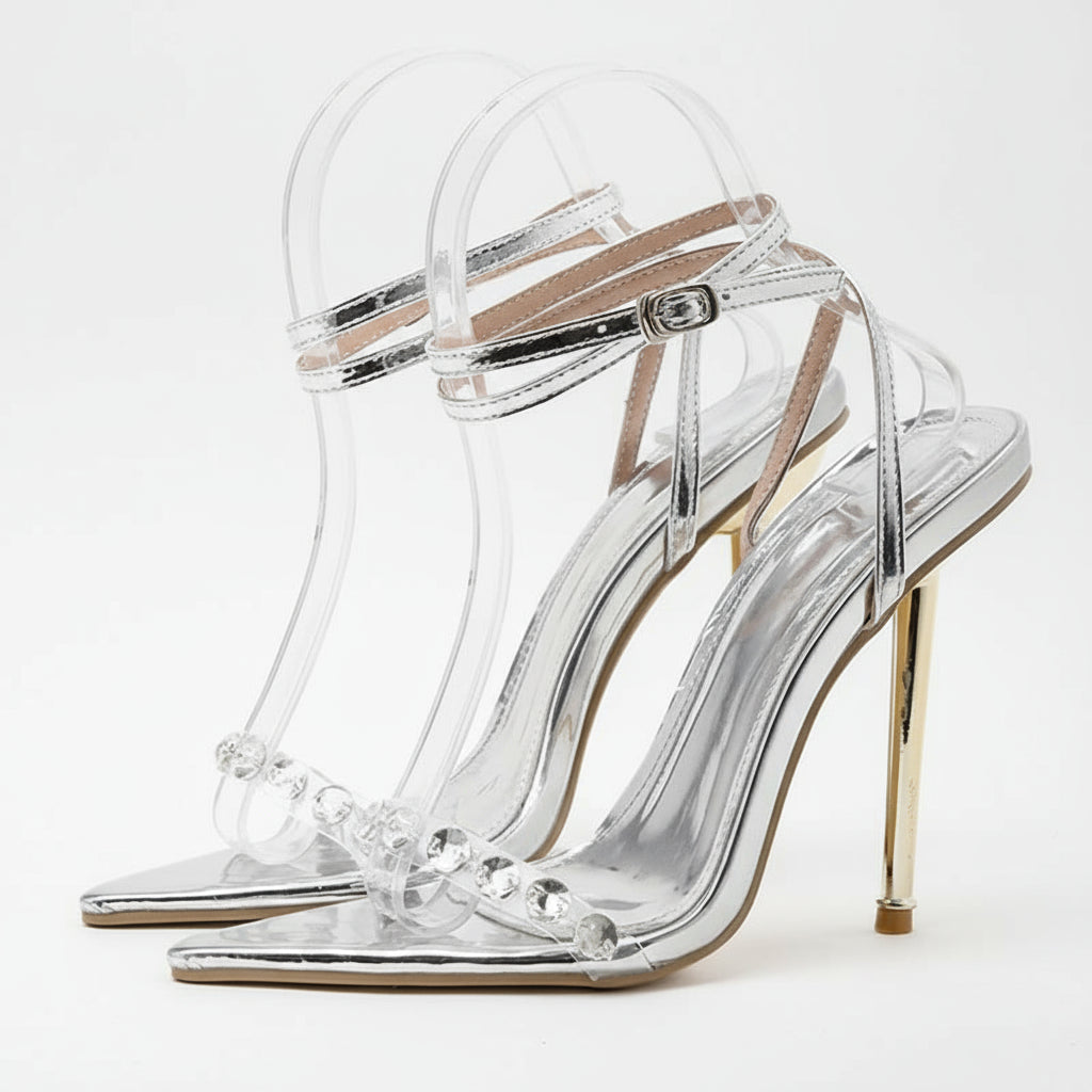 Stunning Crystal High Heels for Women - POWQUE URBAN STYLE