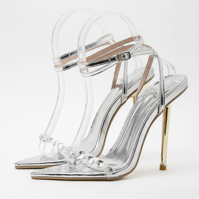 Stunning Crystal High Heels for Women - POWQUE URBAN STYLE