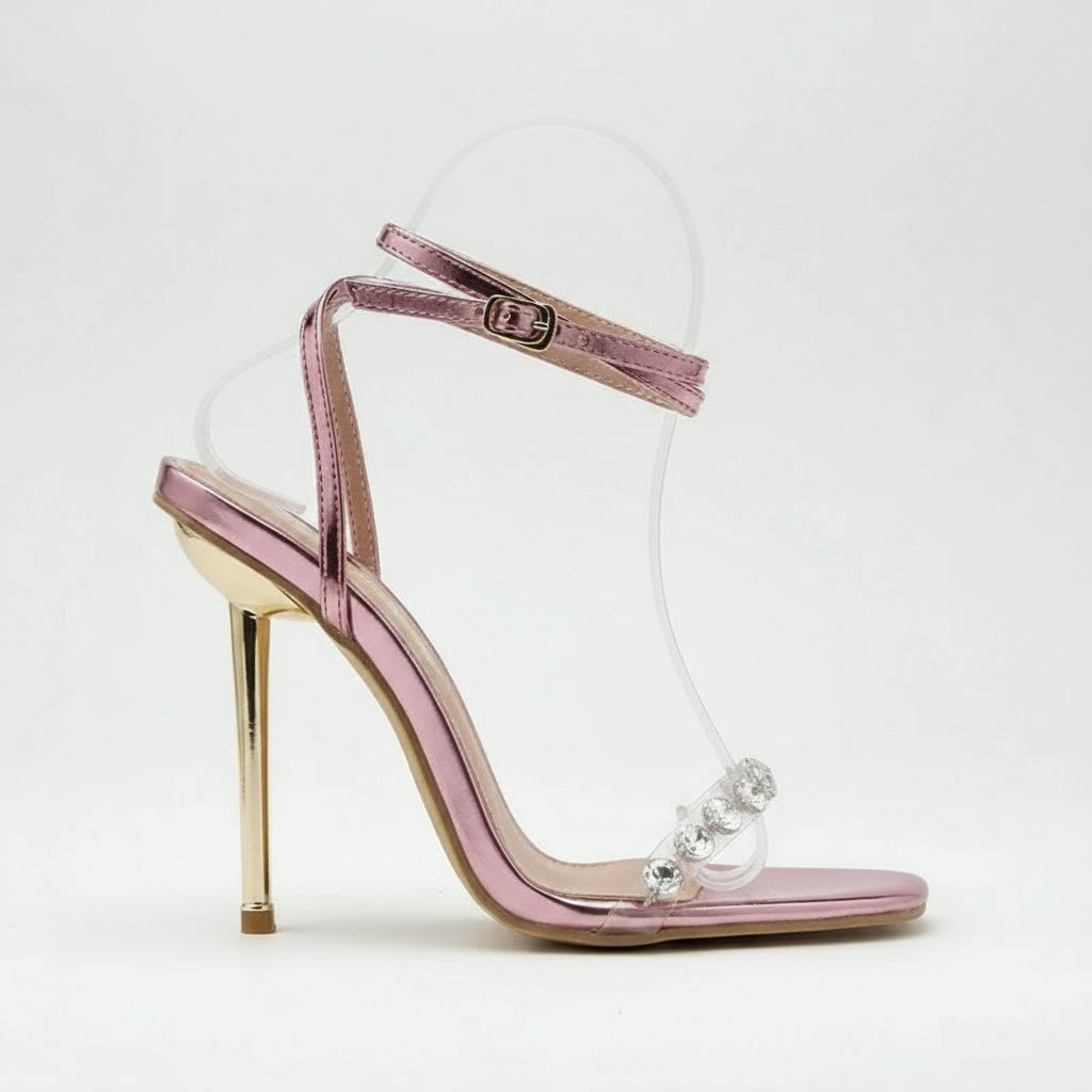 Stunning Crystal High Heels for Women - POWQUE URBAN STYLE