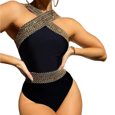 Summer Hard Cuff One - Piece Swimsuit for Women - POWQUE URBAN STYLE