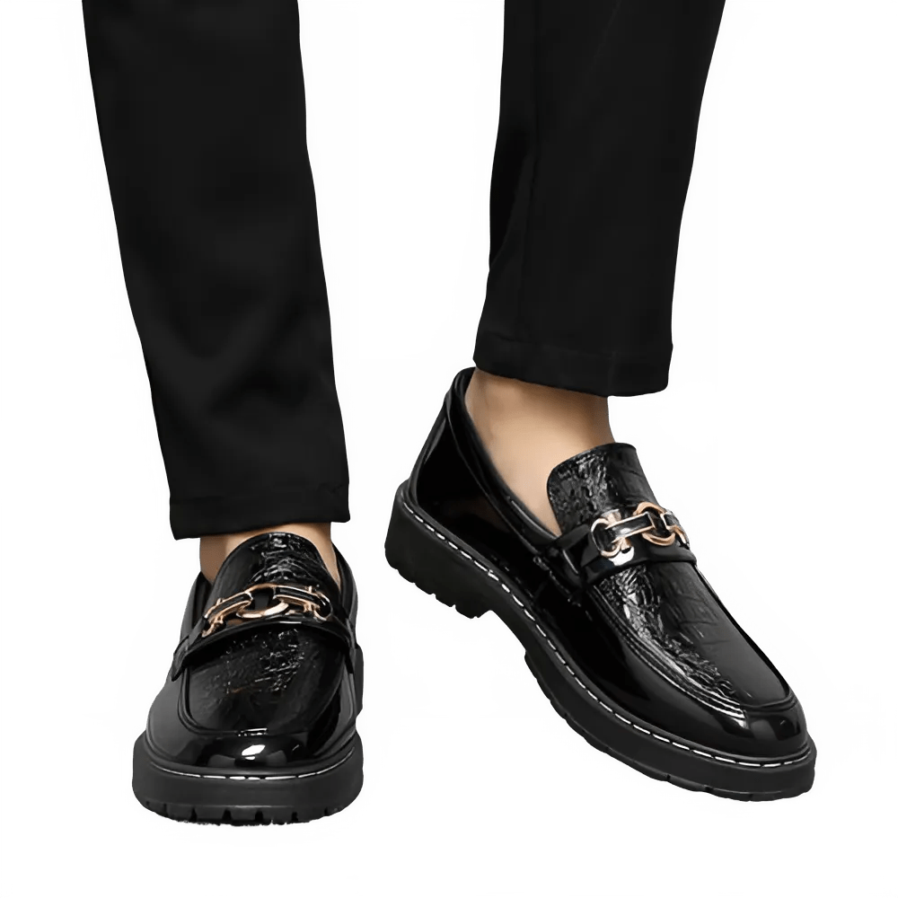 Trendy Korean Casual Leather Shoes for Men - POWQUE URBAN STYLE