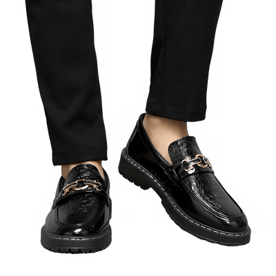 Trendy Korean Casual Leather Shoes for Men - POWQUE URBAN STYLE