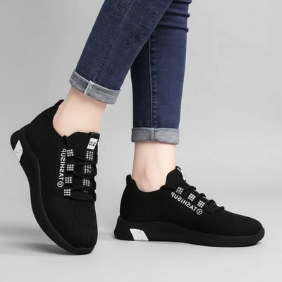 Women's Lightweight Breathable Tennis Sneakers - POWQUE URBAN STYLE