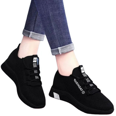 Women's Lightweight Breathable Tennis Sneakers - POWQUE URBAN STYLE