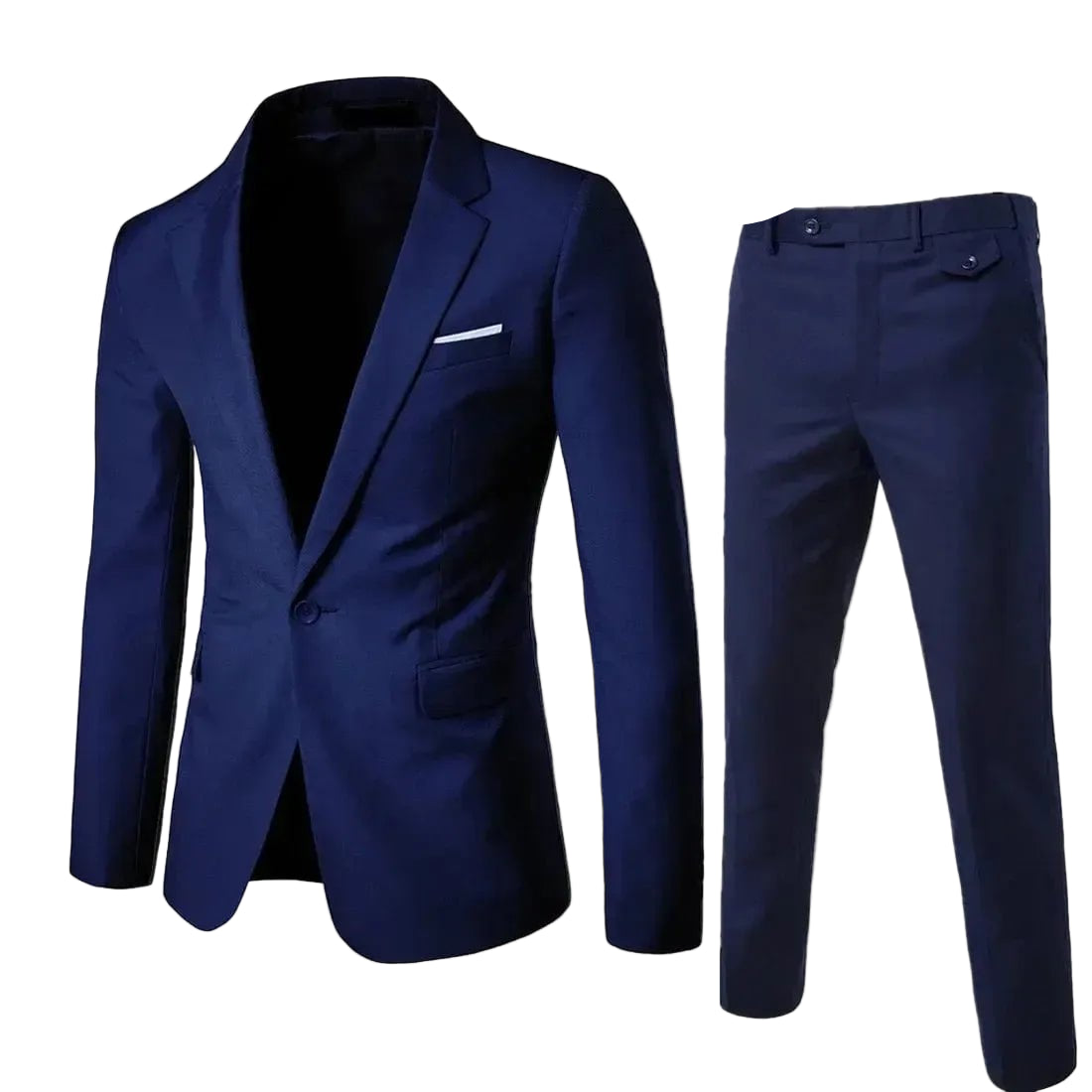 Men's Slim Fit Business Suit - 2 Piece Set - Powque urban style